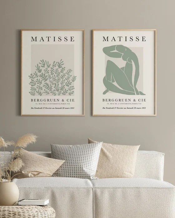 Matisse - Verde agua - Láminas, Uruguay | La Cuadrería