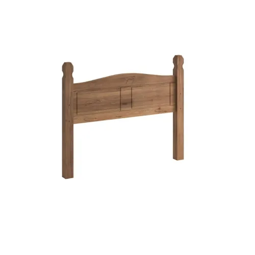 Respaldo 2 plazas Madera Maciza 140cm - Linea Mexicana - Oscuro en Marrón - Respaldos de cama, Uruguay | Rústico Hogar