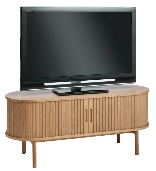 Mueble TV LYNGVIG 120cm 2 puertas persia roble nat en Madera natural - Muebles para TV, Uruguay | JYSK