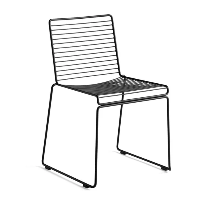 Silla De Exterior Metal Apilable - Negro en Negro - Sillas, Uruguay | Ecowood, vista 2