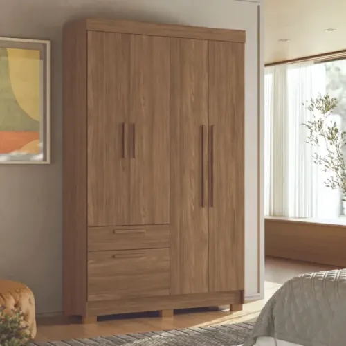 Ropero Londrina 4.2 en Madera natural - Roperos y placares, Uruguay | Palermo Casa Deco