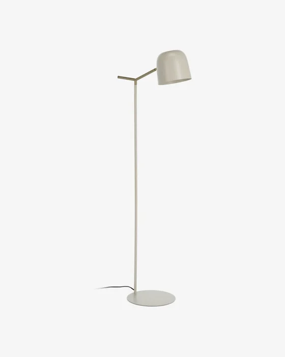 Luminaria de pie Alish de metal en Beige - Lámparas de pie, Uruguay | Kavehome