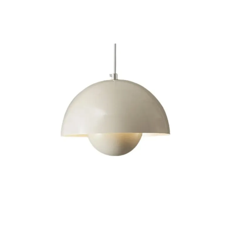 Lámpara de Techo Keila - Blanca en Blanco / Cable blanco – Estilo Moderno Nórdico – Material: Aluminio - Lámparas colgantes, Uruguay | Berna home