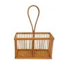ORGANIZADOR RECTANGULAR C/ASA 20x10xH12/27CMS BAMBU en Madera natural - Canastos, Uruguay | Decohogar, vista 2 de 3
