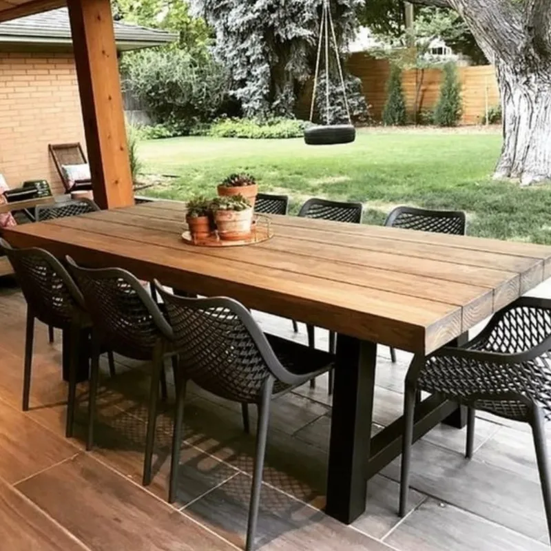 Mesa Tanisha en Madera natural - Mesas de comedor, Uruguay | Treehouse Deco