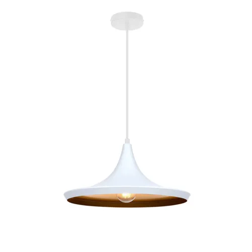 Luminaria Colgante Geisha 3 Blanca ø 36 cm en Blanco - Lámparas colgantes, Uruguay | Serlux