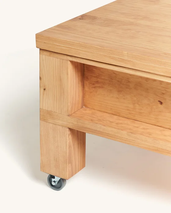 Mesa elevable Meike en Madera natural - Mesas de living, Uruguay | Tree House Deco, vista 8