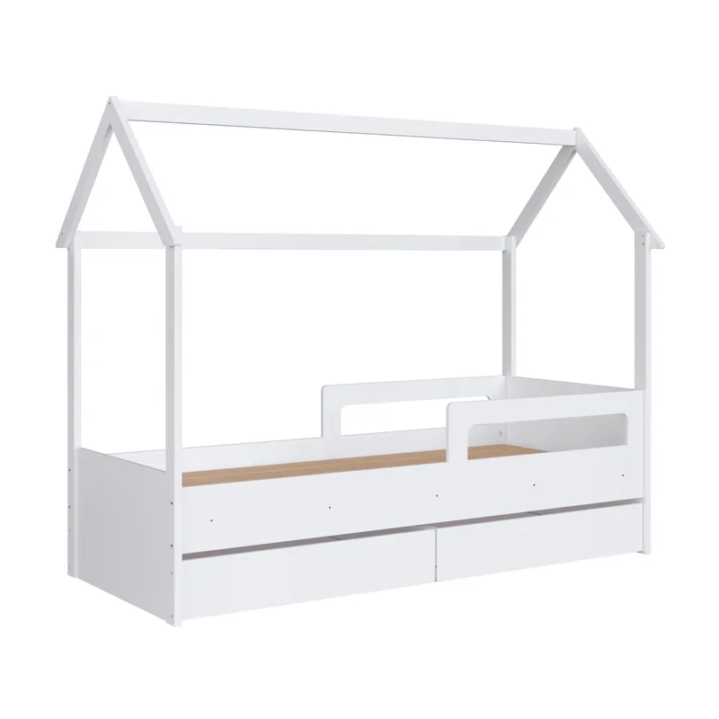 Cama Siena – Con Cajones – Blanca en Blanco - Dormitorio, Uruguay | RM Muebles y Deco, vista 5