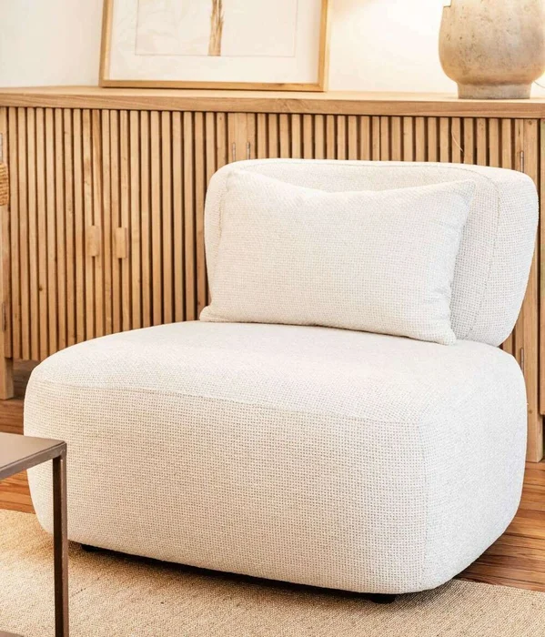 SILLON / BUTACA FOA - 1 CUERPO en Blanco - Butacas, banquetas y puffs, Uruguay | La Iberica