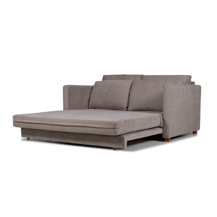 Sofá Cama Niki - Tela Microfibra - 10287 (Tostado) en Marrón - Sillones y sofás, Uruguay | NYR, vista 2