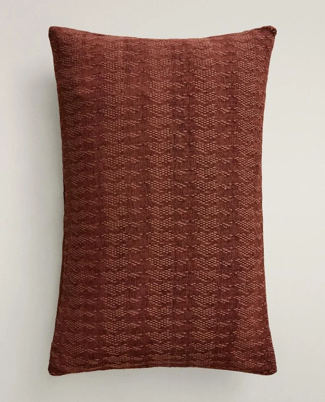 FUNDA COJÍN CHENILLA en Terracota - Textiles, Uruguay | Zara Home, vista 4