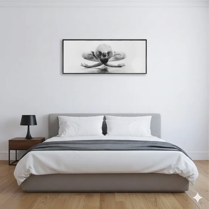CUADRO 90x30cm MARCO BAILARINA FONDO BLANCO 1 en Blanco - Decoración de pared, Uruguay | Decohogar, vista 2