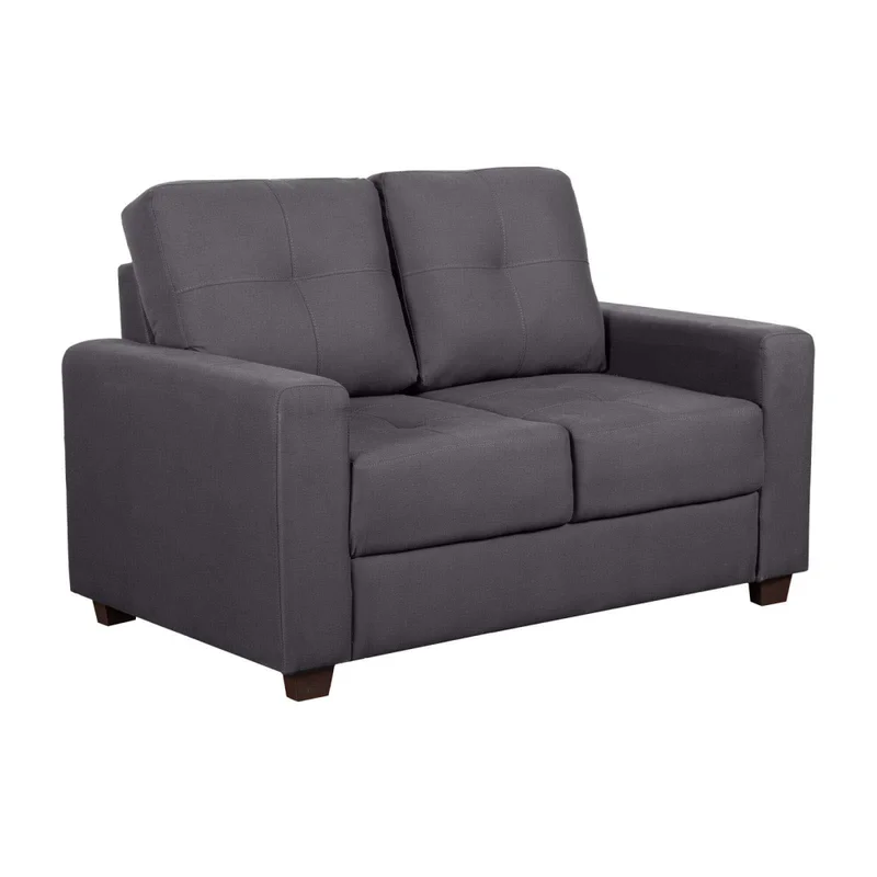 Sillón 2 Cuerpos Tela Gris Piria Gris Osc en Gris - Sillones y sofás, Uruguay | Divino, vista 3
