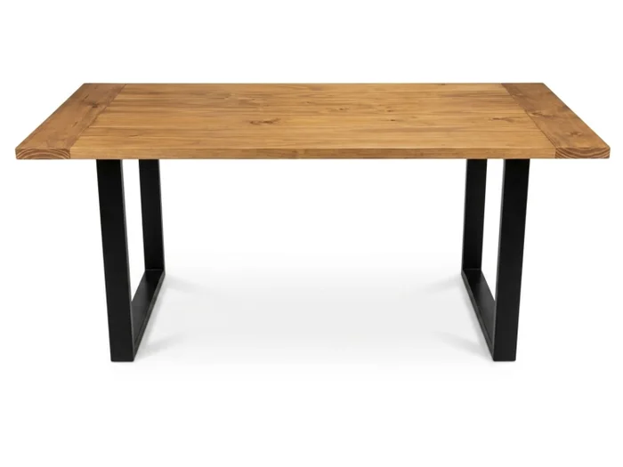 Mesa Comedor IRON Tablonada MUESTRA en Negro - Mesas de comedor, Uruguay | Finkel, vista 2