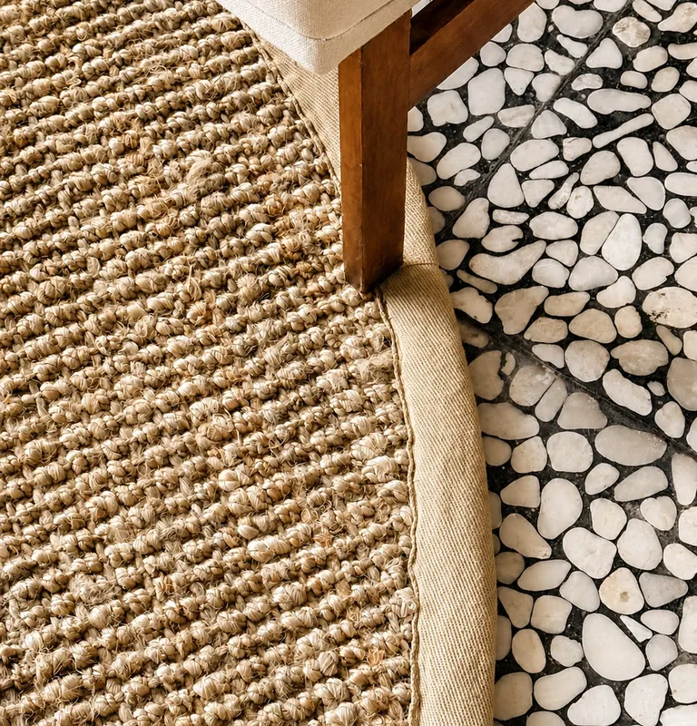 Alfombra Yute Redonda (M) - Alfombras, Uruguay | Decilo con Alma