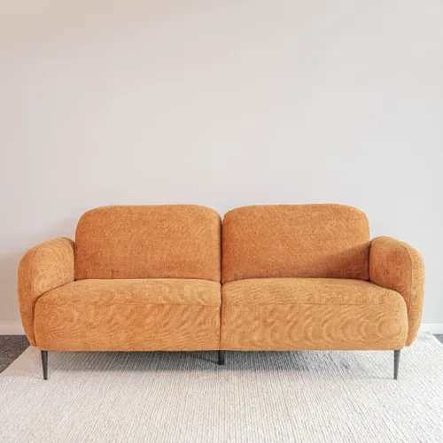 Sofá Giovanni - 2 cuerpos / Terracota en Naranja - Sillones y sofás, Uruguay | Fábrica Italiana