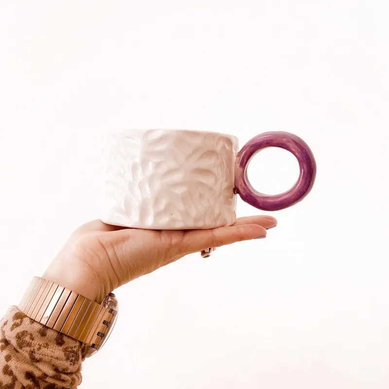 Tazas de cerámica en Blanco - Muebles, Uruguay | Decoramuss