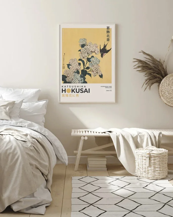 Hokusai N.02 en Amarillo - Láminas, Uruguay | La Cuadrería, vista 2