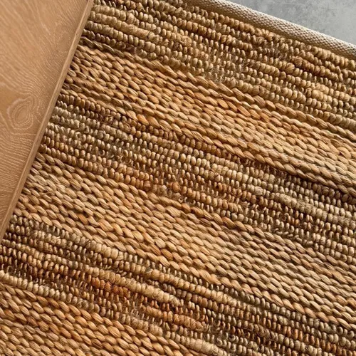 ALFOMBRA ESPIGA YUTE MARRÓN CLARO en Marrón - Textiles, Uruguay | Masinfinito Casa