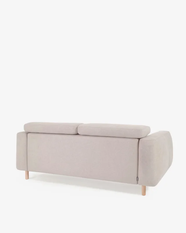 Sofá Singa 3 Plazas - Beige 215 Cm en Beige - Sillones y sofás, Uruguay | Kavehome, vista 8