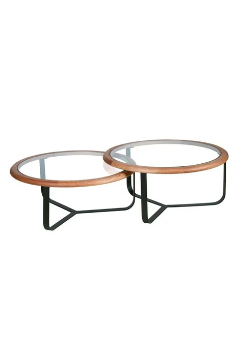 MESA DE LIVING LAGUS ALTA IN NATURA 80X80X38H CM en Madera natural - Mesas de living, Uruguay | Vinibel