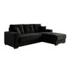 Sillón 3 cuerpos con Chaise Izquierdo - Toronto - Negro en Negro - Sillones y sofás, Uruguay | Ecowood, vista 2 de 2