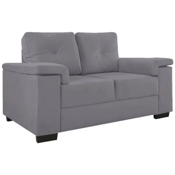 SOFA LUARES 2 CUERPOS GRIS en Gris - Sillones y sofás, Uruguay | Alfa Ventas, vista 3