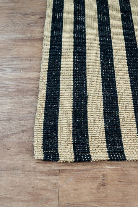 ALFOMBRA MUMBAI JUTE 200X300 NATURAL BLACK en Negro - Alfombras, Uruguay | Vinibel, vista 3