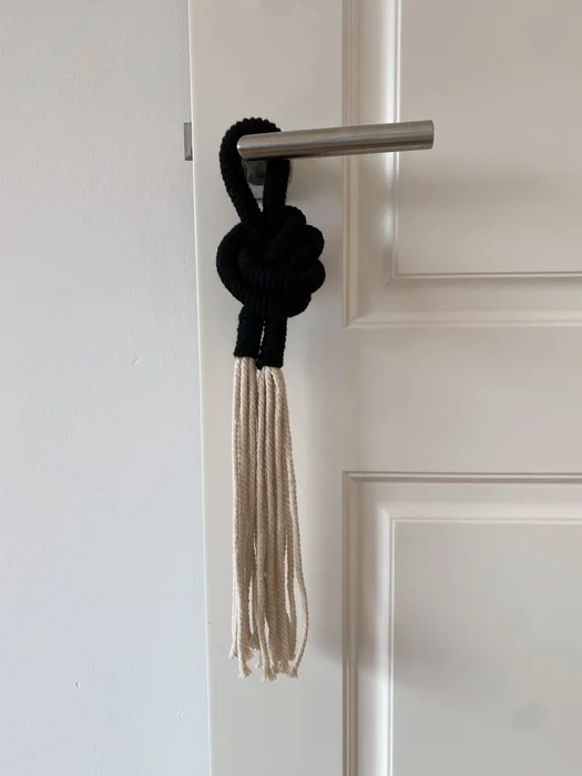 Nudo Náutico Negro para Puerta en Negro - Decoración, Uruguay | Dreams On Time