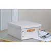 CAJA ORGANIZADOR C/ASA 26.5X31.5X14.5CM TELA CREMA en Beige - Canastos, Uruguay | Decohogar, vista 3 de 4