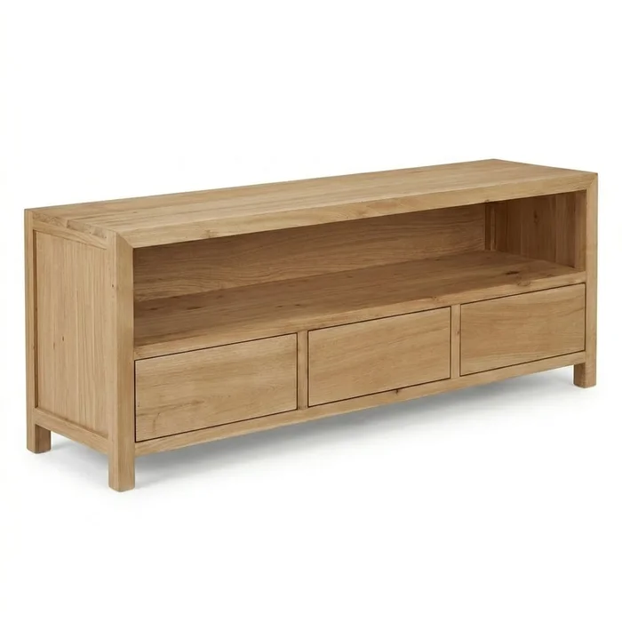 Rack Maracaná en Madera natural - Muebles para TV, Uruguay | Diseno Montevideo