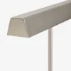 Lámpara de mesa Lynor de metal cepillado con base de mármol blanco en Blanco - Lámparas de mesa, Uruguay | Kavehome, vista 4 de 7