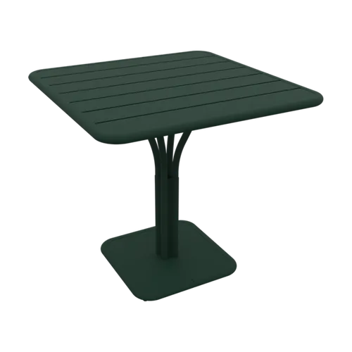 MESA PEDESTAL 80x80 Luxembourg en Verde - Mesas de living, Uruguay | Pipi Cucu Paris