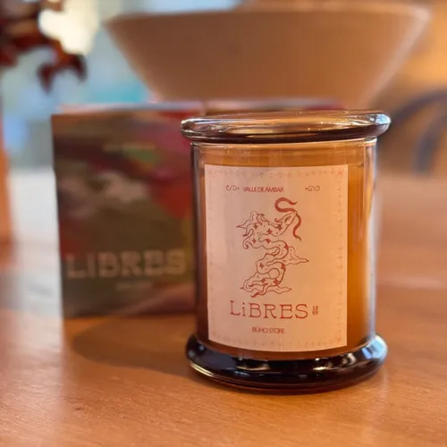 Vela aromática Santal - Ambar - 280g en Naranja - Velas y Portavelas, Uruguay | Walnut