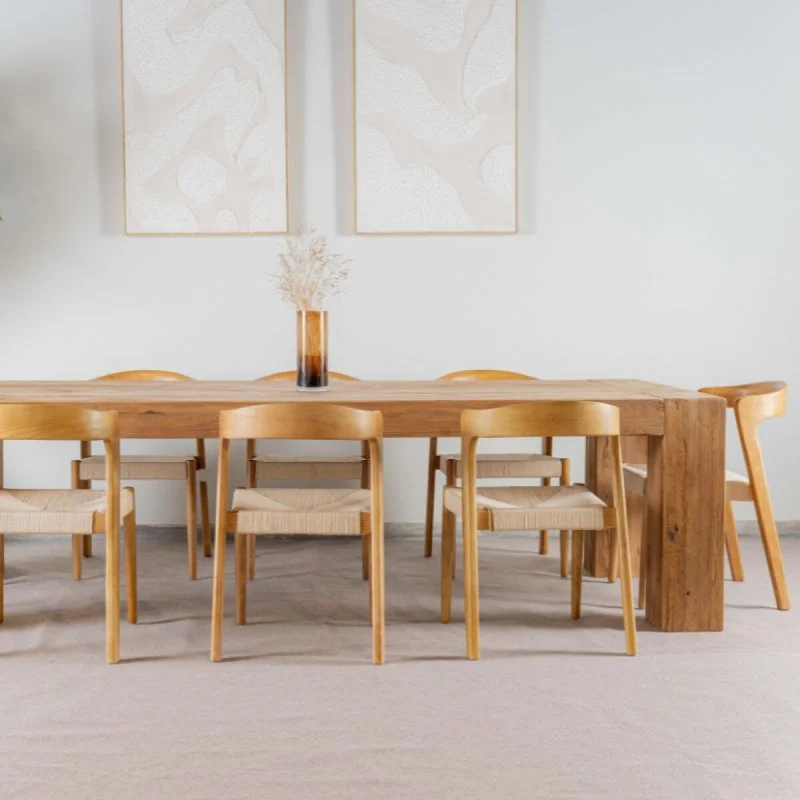 Mesa Comedor Quattro Gambe en Madera natural - Mesas de comedor, Uruguay | Fábrica Italiana, vista 3