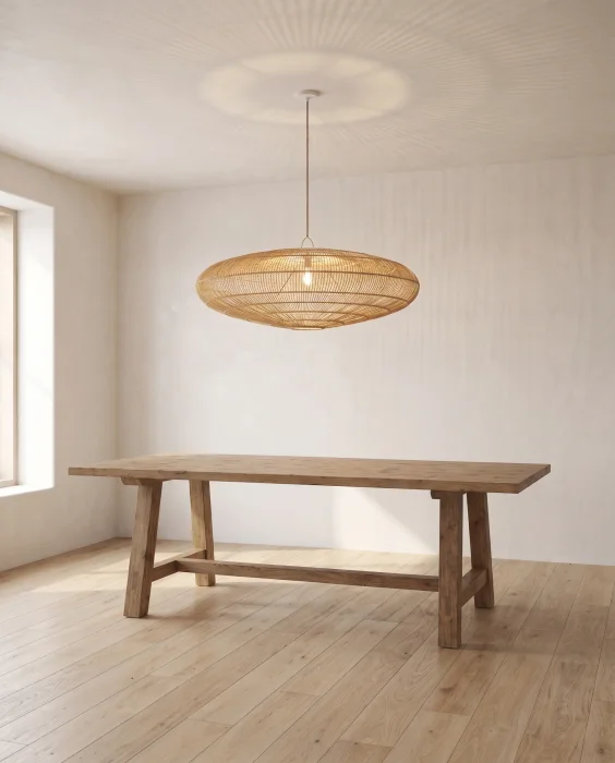 Lámpara de Ratán Plasto | Casakos Uruguay en Madera natural - Lámparas colgantes, Uruguay | Casakos, vista 3