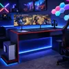 Escritorio GAMER con cajón y base para Torre o CPU adaptable en Negro - Escritorios y sillas de escritorio, Uruguay | Mulata, vista 3 de 6