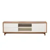 Rack Zúrich 160cm - Blanco/ Marrón - Muebles para TV, Uruguay | Berna home, vista 1 de 8