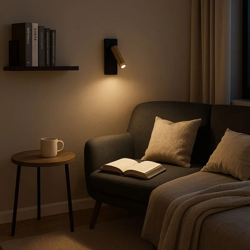 Portátil led de pared con SPOT móvil y puertos USB y USB-C en Multicolor - Lámparas de mesa, Uruguay | Iluminica