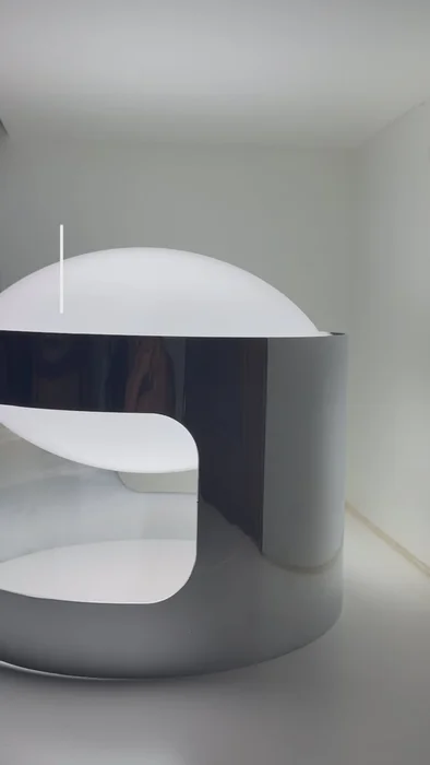 Lámpara Halo Chrome en Plateado - Iluminación, Uruguay | CB Studio, vista 2