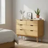 Cómoda 4 Cajones - Línea Praga - Roble en Madera natural - Cómodas, Uruguay | Ecowood, vista 1 de 4