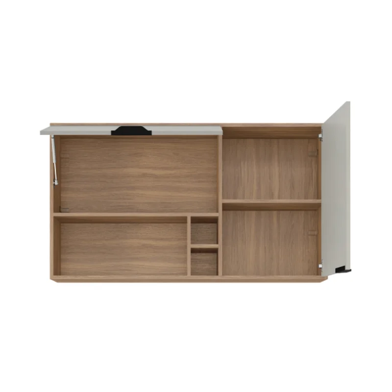 Mueble Aereo Alto De Cocina 2 Puertas Y Estantes en Multicolor - Muebles, Uruguay | Soy Hogar, vista 5