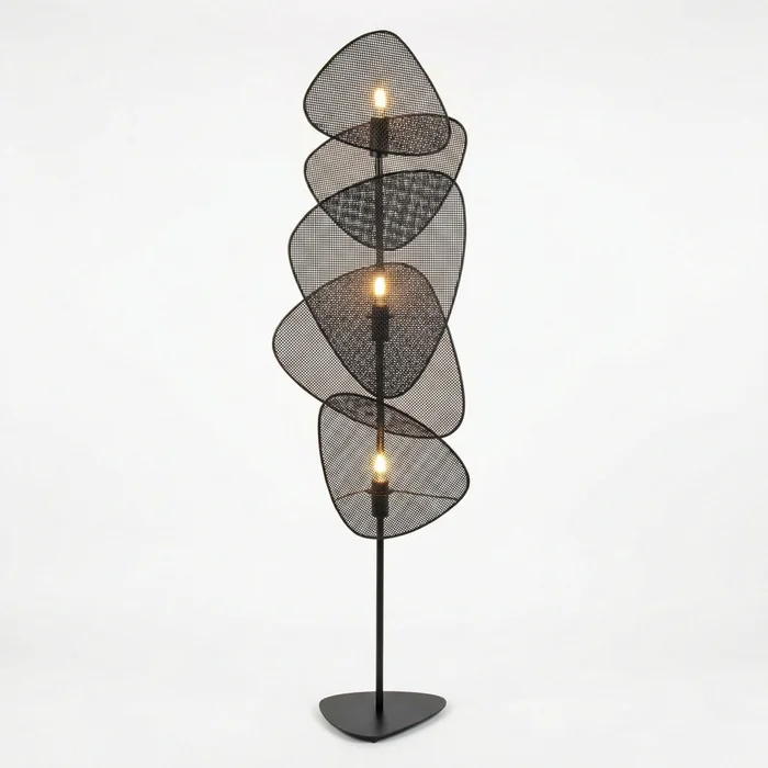 Nativo Totem Leaf Black Edition - Lámparas de pie, Uruguay | La Perla