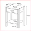 Mesa de luz minimalista – AZ 1023 - Mesas de luz, Uruguay | Punto Unión, vista 3 de 5