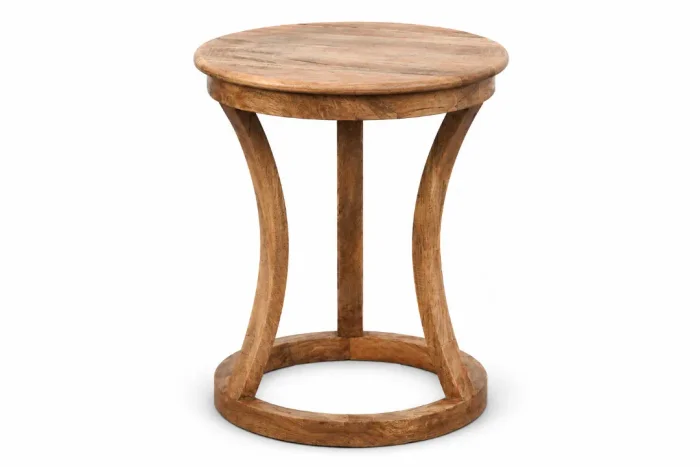 M188 Mesa Auxiliar 45x45x55 en Madera natural - Mesas de living, Uruguay | Victoriana