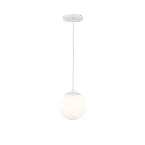 Lámpara Colgante Miami Blanca ø 15 cm en Blanco - Lámparas colgantes, Uruguay | Serlux
