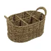 ORGANIZADOR 6 DIV. 18x28xH13CMS FIBRA NATURAL en Madera natural - Canastos, Uruguay | Decohogar, vista 2 de 3