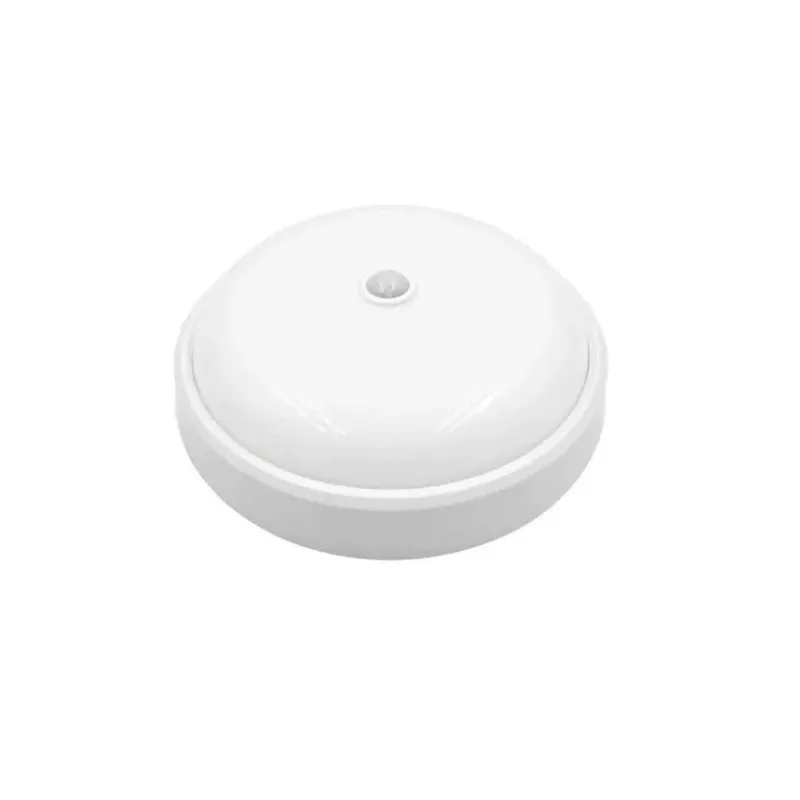 Plafón Exterior Led Circular con Sensor de Movimiento Blanco en Blanco - Lámparas colgantes, Uruguay | Serlux