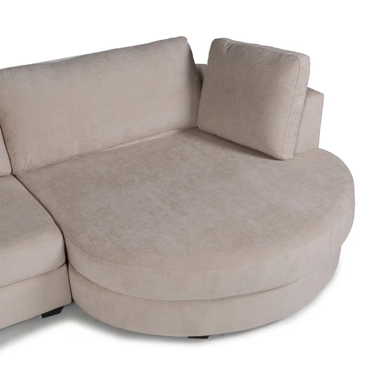 Rinconera Lotus - Tela Microfibra - Chaise Derecho - 12072 (Beige) en Beige - Sillones y sofás, Uruguay | Nyr, vista 5