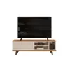 Rack Para Tv 1 Puerta Corrediza - Blanco en Blanco - Muebles para TV, Uruguay | Ecowood, vista 1 de 3